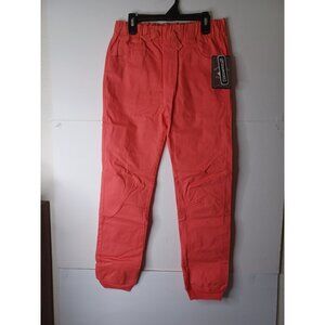 Beverly Hills Polo Club Girls M 10/12 26X25 Pants Peach Stretch Skinny Twill